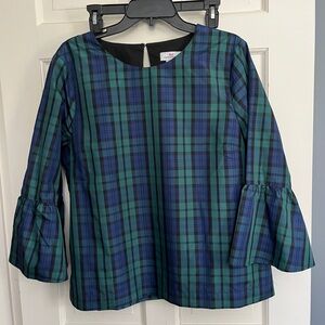 Vineyard Vines plaid women’s Shirt in Blue and Green